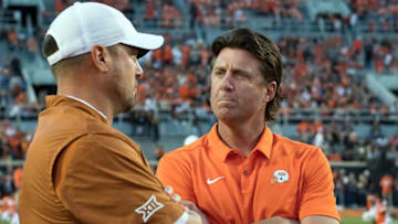 Tom Herman, Mike Gundy, Texas Football Mandatory Credit: Rob Ferguson-USA TODAY Sports