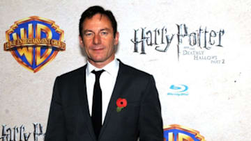 ORLANDO, FL - NOVEMBER 12: Actor Jason Isaacs arrives at the Harry Potter and the Deathly Hallows: Part 2 Celebration at Universal Orlando on November 12, 2011 in Orlando, Florida. (Photo by Gerardo Mora/Getty Images)