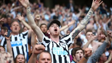 Newcastle United fans in London. (Photo by Julian Finney/Getty Images)