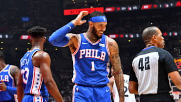 Mike Scott | Philadelphia 76ers (Photo by Jesse D. Garrabrant/NBAE via Getty Images)