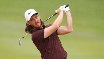 HONG KONG, HONG KONG - NOVEMBER 25: Tommy Fleetwood of England plays his 2nd shot on the 3rd hole during day four of the Honma Hong Kong Open at The Hong Kong Golf Club on November 25, 2018 in Hong Kong, Hong Kong. (Photo by Luke Walker/Getty Images,)