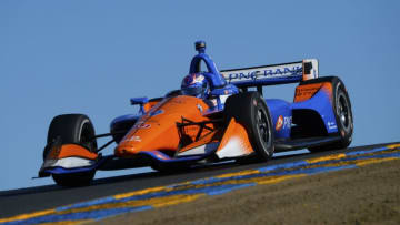 SONOMA, CA - SEPTEMBER 16: Scott Dixon of New Zealand driver of the #9 Chip Ganassi Racing Honda during the Verizon IndyCar Series Sonoma Grand Prix at Sonoma Raceway on September 16, 2018 in Sonoma, California. (Photo by Robert Laberge/Getty Images)