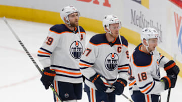 Edmonton Oilers After Win Mandatory Credit: Geoff Burke-USA TODAY Sports