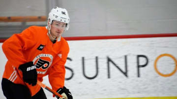 Joel Farabee, Philadelphia Flyers (Courtesy of Zack Hill/Philadelphia Flyers)