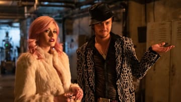 Ep#105 —Pictured: Kat McNamara as Julie Lawry and Nat Wolff as Lloyd Henreid of the CBS All Access series THE STAND. Photo Cr: Robert Falconoer/CBS ©2020 CBS Interactive, Inc. All Rights Reserved.