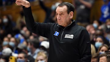 Duke basketball head coach Mike Krzyzewski (Rob Kinnan-USA TODAY Sports)