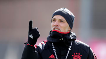 Bayern Munich head coach Thomas Tuchel at Sabner Strasse. (Photo by Christina Pahnke - sampics/Getty Images)