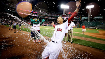 BOSTON, MA - AUGUST 16: Mookie Betts