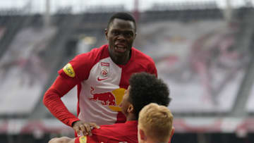 Patson Daka of Salzburg and now with Leicester City (Photo by Guenther Iby/SEPA.Media /Getty Images)