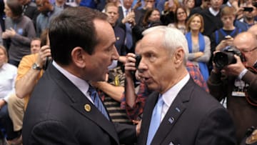 Duke basketball head coach Mike Krzyzewski (Photo by Lance King/Getty Images)