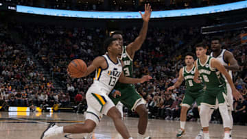Utah Jazz guard Jared Butler (Photo by Chris Gardner/Getty Images)