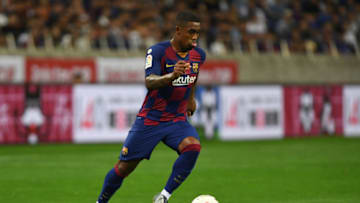 SAITAMA, JAPAN - JULY 23: Malcom of Barcelona in action during the preseason friendly match between Barcelona and Chelsea at the Saitama Stadium on July 23, 2019 in Saitama, Japan. (Photo by Masashi Hara/Getty Images)