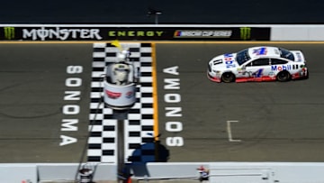 SONOMA, CA - JUNE 25: Kevin Harvick, driver of the #4 Mobil 1 Ford. (Photo by Jared C. Tilton/Getty Images)