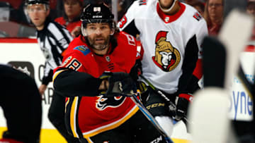 CALGARY, AB - OCTOBER 13: Jaromir Jagr