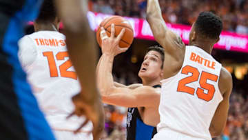 SYRACUSE, NY - FEBRUARY 22: Grayson Allen