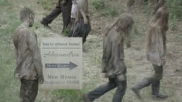 zombies headed toward Alexandria, TheWalking Dead - AMC