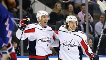 Ilya Kovalchuk, Carl Hagelin, Washington Capitals (Photo by Bruce Bennett/Getty Images)