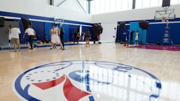 Sep 26, 2016; Philadelphia, PA, USA; General view of the Philadelphia 76ers Training Complex during media day. Mandatory Credit: Bill Streicher-USA TODAY Sports