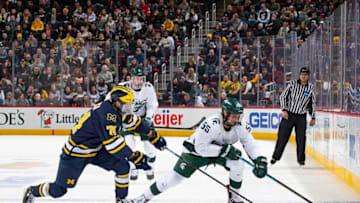 Patrick Khodorenko #55 of the Michigan State Spartans (Photo by Dave Reginek/Getty Images)