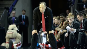 CHARLOTTE, NC - MARCH 20: Georgia basketball Head coach Mark Fox. (Photo by Grant Halverson/Getty Images)
