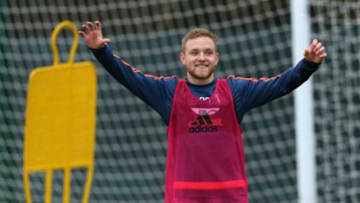WEST BROMWICH, ENGLAND - MARCH 04: Alex Pritchard of West Bromwich Albion during the West Bromwich Albion training session on March 4, 2016 in West Bromwich, England. (Photo by Matthew Ashton - AMA/WBA FC via Getty Images)