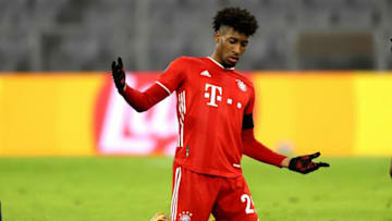 Bayern Munich is reportedly making contingency plans for the departure of Kingsley Coman. (Photo by Alexander Hassenstein/Getty Images)
