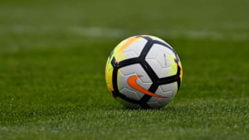 COLUMBUS, OH - MARCH 1: A general view of a soccer ball during a match between England and France on March 1, 2018 at MAPFRE Stadium in Columbus, Ohio. England defeated France 4-1. (Photo by Jamie Sabau/Getty Images) *** Local Caption ***