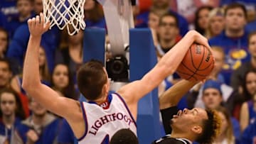 LAWRENCE, KS - DECEMBER 18: Mitch Lightfoot