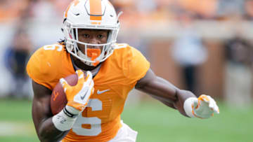 Alvin Kamara (Photo by Patrick Murphy-Racey/Getty Images)