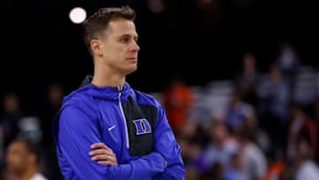 Duke basketball head coach Jon Scheyer (Photo by Lance King/Getty Images)