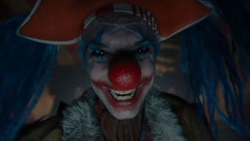 One Piece. Jeff Ward as Buggy The Clown in season 1 of One Piece. Cr. Courtesy of Netflix © 2023