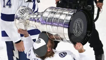 Steven Stamkos #91 of the of the Tampa Bay Lightning. (Photo by Bruce Bennett/Getty Images)
