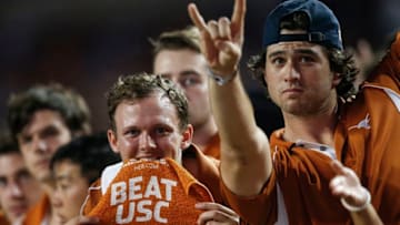 Texas football fans. (Photo by Tim Warner/Getty Images)