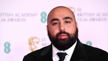 LONDON, ENGLAND - APRIL 11: Awards Presenter Asim Chaudhry attends the EE British Academy Film Awards 2021 at the Royal Albert Hall on April 11, 2021 in London, England. (Photo by Jeff Spicer/Getty Images)