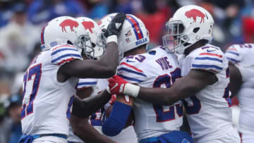 ORCHARD PARK, NY - OCTOBER 29: Micah Hyde (Photo by Tom Szczerbowski/Getty Images)