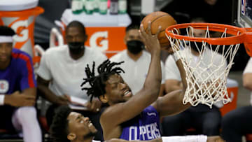 Daniel Oturu #10 of the LA Clippers (Photo by Ethan Miller/Getty Images)