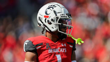 Cincinnati Bearcats wide receiver Tre Tucker against the South Florida Bulls at Nippert Stadium.