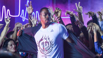 CHENGDU, CHINA - AUGUST 30: NBA player Dwight Howard attends an advertisement shooting on August 31, 2017 in Chengdu, Sichuan Province of China. (Photo by VCG) via Getty Images) (Photo by VCG/VCG via Getty Images)