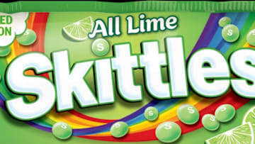 Skittles All Lime packs, photo provided by Skittles