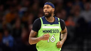 MINNEAPOLIS, MINNESOTA - FEBRUARY 08: James Johnson #16 of the Minnesota Timberwolves. (Photo by Hannah Foslien/Getty Images)
