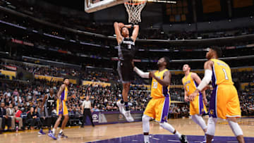 LOS ANGELES, CA - APRIL 7: Skal Labissiere