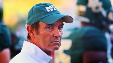 Sep 12, 2015; Waco, TX, USA; Baylor Bears head coach Art Briles prior to a game against the Lamar Cardinals at McLane Stadium. Baylor 66-31. Mandatory Credit: Ray Carlin-USA TODAY Sports