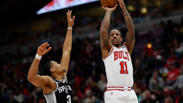 DeMar DeRozan has been playing his best basketball of the season and hopes to keep it rolling when the Bulls host the Kings tonight at 7:00 PM CST (Photo by Quinn Harris/Getty Images)