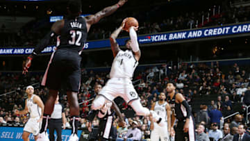 Brooklyn Nets D'Angelo Russell. Mandatory Copyright Notice: Copyright 2018 NBAE (Photo by Stephen Gosling/NBAE via Getty Images)