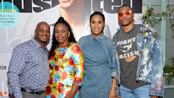 Russell Westbrook Jr., Shannon Horton, Nina Earl, OKC Thunder (Photo by Michael Kovac/Getty Images for SPORTS ILLUSTRATED)