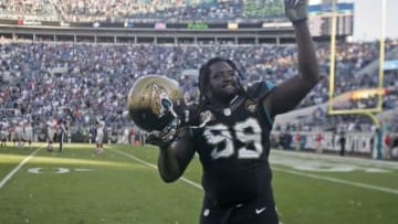 Nov 30, 2014; Jacksonville, FL, USA; Jacksonville Jaguars defensive tackle Sen