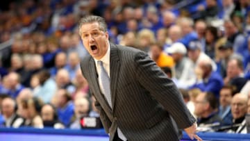 Duke basketball recruiting foe and Kentucky head coach John Calipari (Photo by Andy Lyons/Getty Images)
