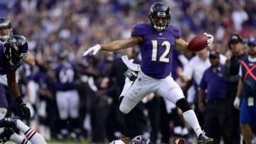 BALTIMORE, MD - OCTOBER 15: Wide Receiver Michael Campanaro