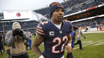 Jan 3, 2016; Chicago, IL, USA; Chicago Bears running back Matt Forte (22) runs off the field after the NFL game against the Detroit Lions at Soldier Field. The Lions won 24-20. Mandatory Credit: Kamil Krzaczynski-USA TODAY Sports
