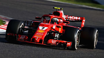 SUZUKA, JAPAN - OCTOBER 07: Kimi Raikkonen of Finland driving the (7) Scuderia Ferrari SF71H on track during the Formula One Grand Prix of Japan at Suzuka Circuit on October 7, 2018 in Suzuka. (Photo by Mark Thompson/Getty Images)